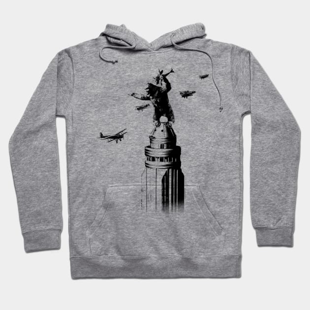 KONG: TOP OF THE WORLD Hoodie by ROBZILLA
